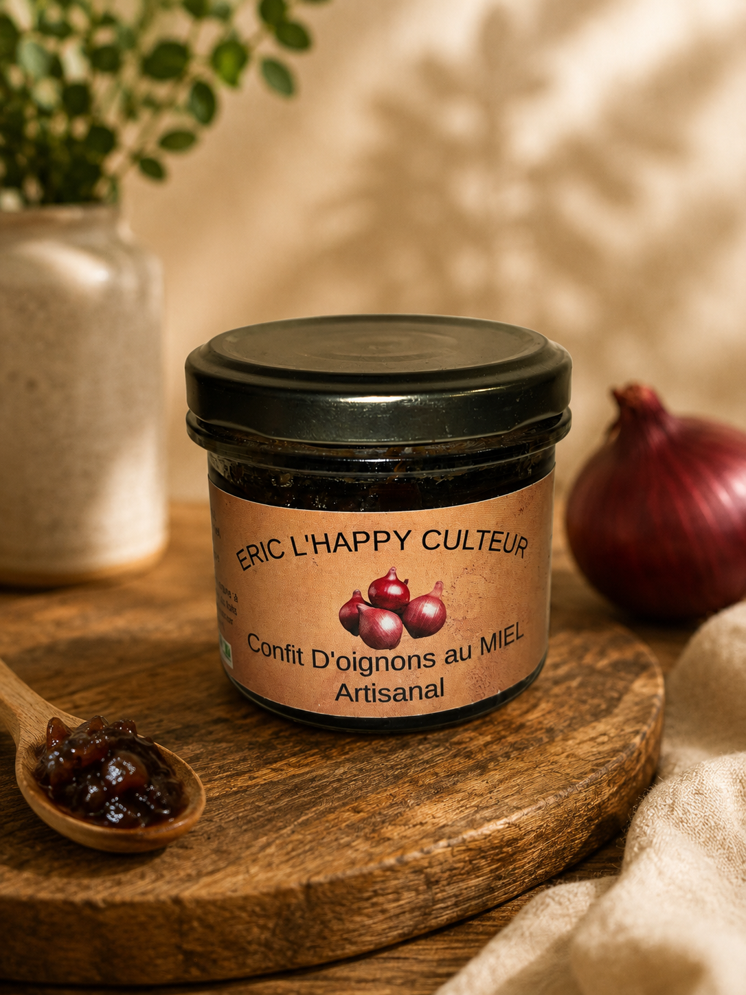 Confit d'Oignons au Miel Artisanal